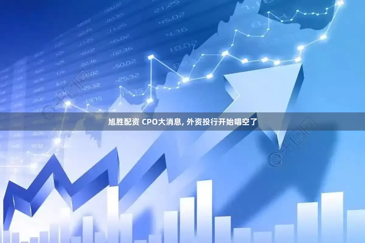 旭胜配资 CPO大消息, 外资投行开始唱空了